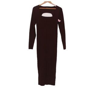 NEW ASOS Long Sleeve Midi Dress Women Size 10